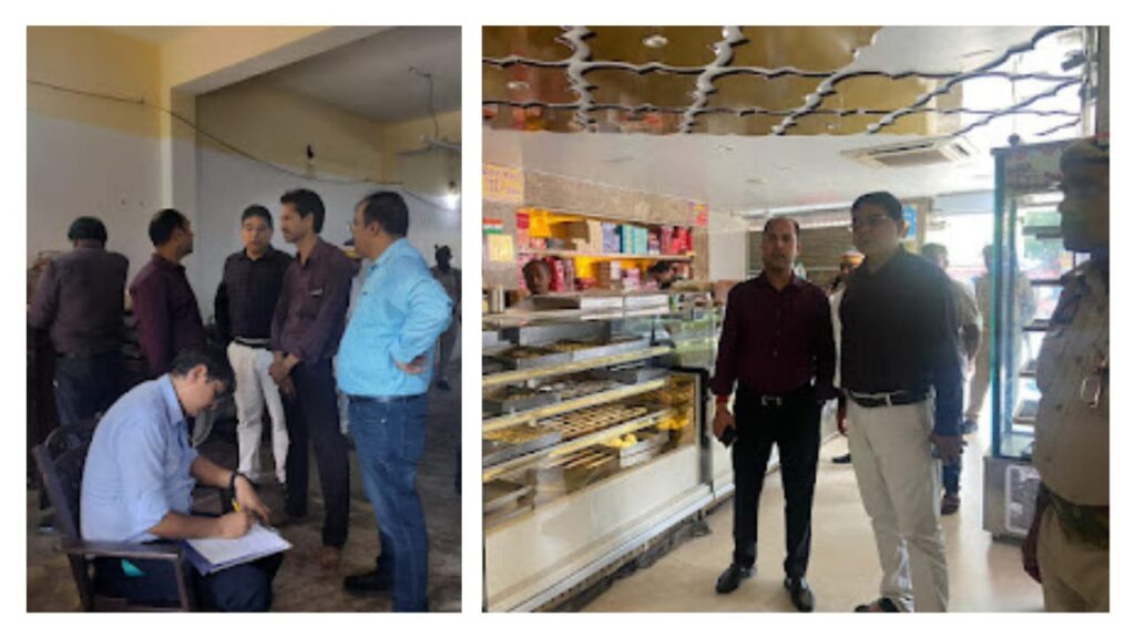 Barabanki सरस्वती स्वीट्स पर FSDA का छापा, 10 हजार की नमकीन नष्ट