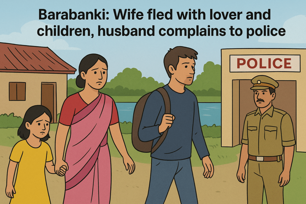 Barabanki: रोज़ी रोटी कमाने सऊदी अरब गए युवक की पत्नी का पड़ोसी पर आ गया दिल; दो बच्चे और जेवर लेकर प्रेमी संग हुई फरार, पीड़ित ने पुलिस से लगाई गुहार