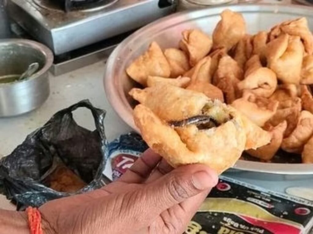 UP News: अयोध्या में समोसे के अंदर निकला कनखजूरा, देख कर ग्राहक के उड़े होश  — फूड अधिकारी ने दिए जांच के आदेश