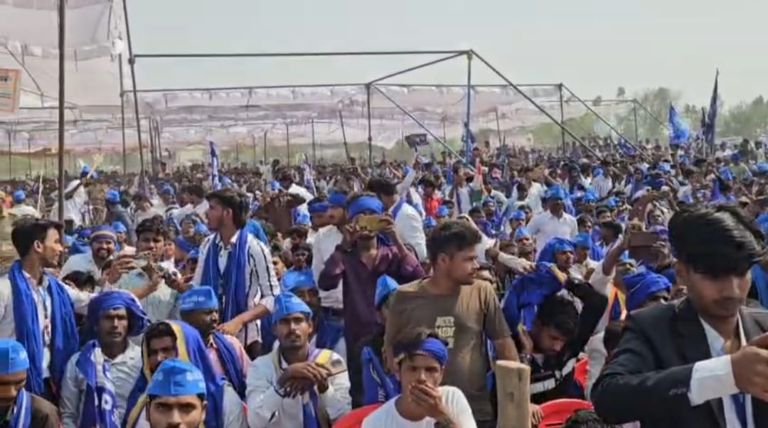 Barabanki: कांशीराम जयंती पर बाराबंकी में गरजे चंद्रशेखर आजाद, बोले – बीजेपी छोड़ किसी भी दल से गठबंधन को तैयार